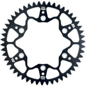 7075 SERIES ALU SPROCKET (BLACK, 420-48T) YAMAHA: YZ65