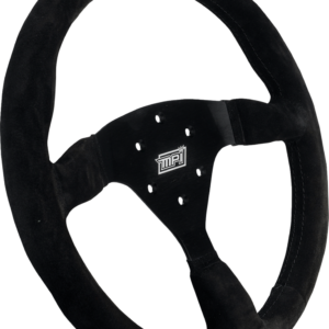STEERING WHEEL FLAT 14" SUEDE MPI