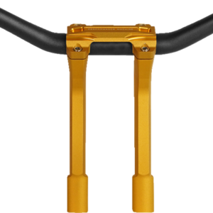 Handlebar Assembly Phatbar w/9" Riser Int. Wire Gold Ops