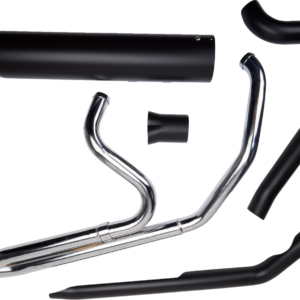EXHAUST 2:1 09-16 FL BLK