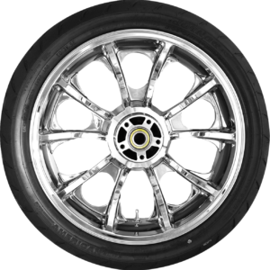 WHEEL REAR LARGO W/TIRE ABS (TPMS) CHROME 18"
