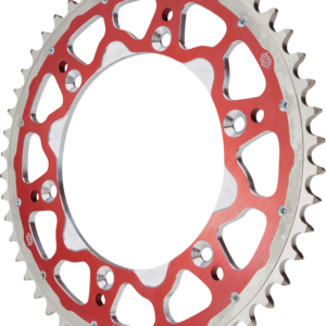 FUSION SERIES DUAL RING SPROCKET (RED, 520-48T) HONDA