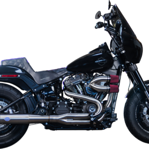 Exhuast Superstreet 2:1 Brushed SS R/O M8 Softail 2018-24