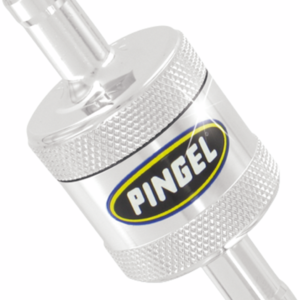 FUEL FILTER 3/8" CHROME