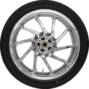 WHEEL REAR HURRICANE W/TIRE ABS (TPMS) CHROME 18"