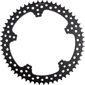 SPROCKET REAR REPLACEMENT JAGGED 57 TOOTH BLK ZINC
