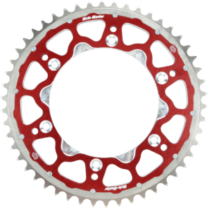 FUSION SERIES DUAL RING SPROCKET (RED, 520-49T) HONDA