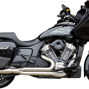 Exhaust Qualifier 2:1 Brushd SS 49 State Indian w/Powerplus