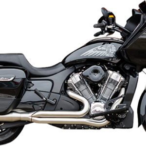 Exhaust Qualifier 2:1 Brushd SS RaceOnly Indian w/Powerplus