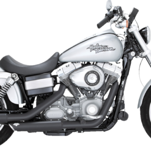 MUFFLERS 3" TWIN SLASH BLACK DYNA