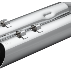 MUFFLER 4.0" M8 SLASH UP CHROME
