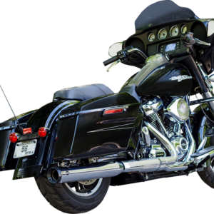 Muffler Swindler 2:1 Chrome 4" M8 Touring