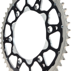 FUSION SERIES DUAL RING SPROCKET (BLACK, 520-48T) YAMAHA