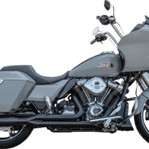 EXHAUST GNX RACE ONLY 2:1 BLACK M8 TOURING 2017-25