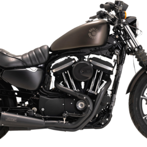 EXHAUST 2 INTO 1 STAINLESS UPSWEEP BLACK SPORTSTER