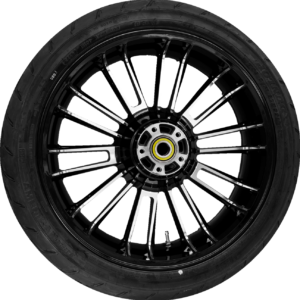 WHEEL REAR ATLANTIC W/TIRE ABS (TPMS) BLACK CUT 18"