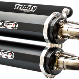 EXHAUST DL RZR XP T BK