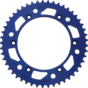 SPROCKET ALU YAM 49T BLUE