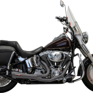 Exhaust 2:1 Ripper Short Black Softails 89-2017