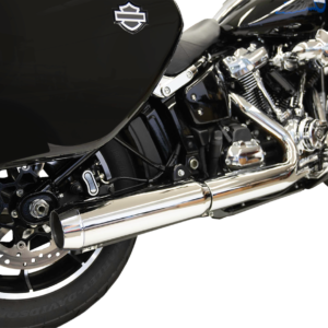 Muffler Slip-On 4" Chrome w/2.5"x10" Baffle Core 49 State