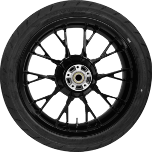 WHEEL REAR MARLIN W/TIRE ABS (TPMS) SOLID BLACK CUT 18"