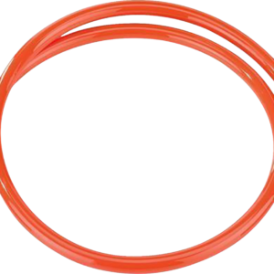 FUEL LINE, OPAQUE/SOLID ORG, 1/8"(3MM) X 1/4"(6MM) X 25FT.
